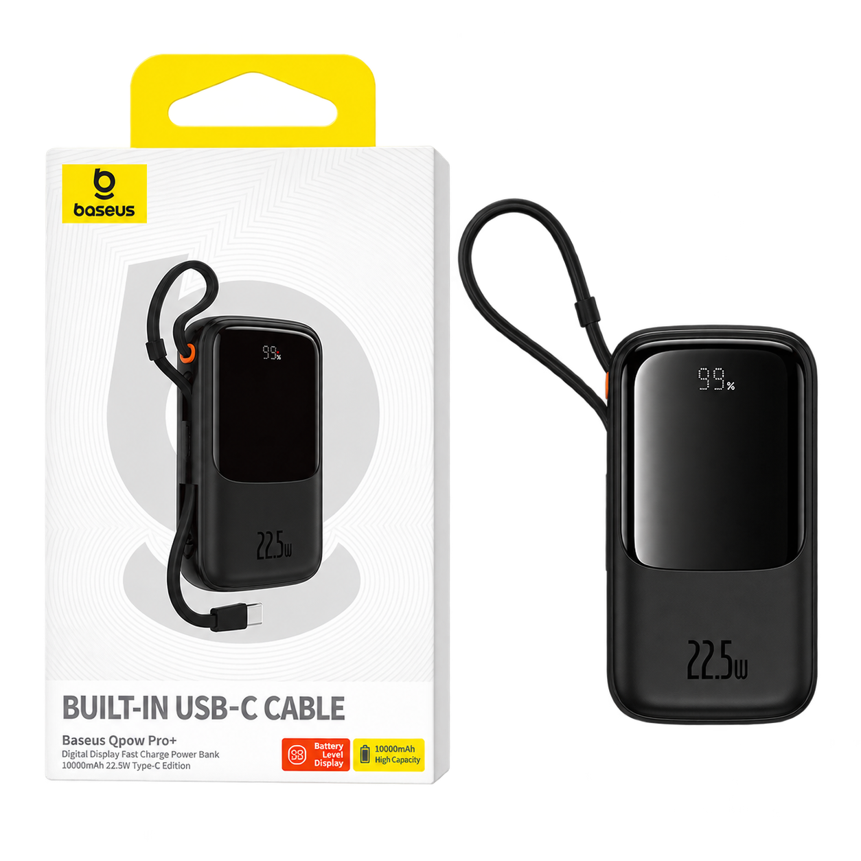 CARGADOR PORTATIL QPOW PRO+ 10.000MAH - BASEUS