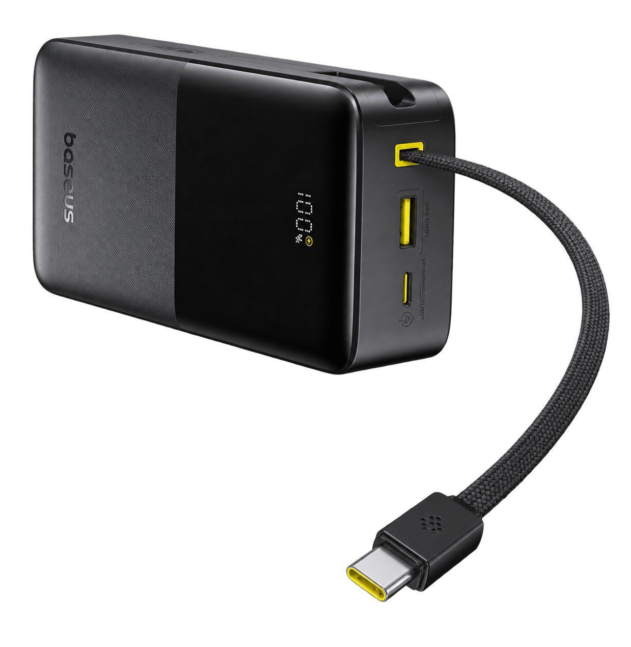 CARGADOR PORTATIL ENERFILL 30.000MAH NEGRO- BASEUS