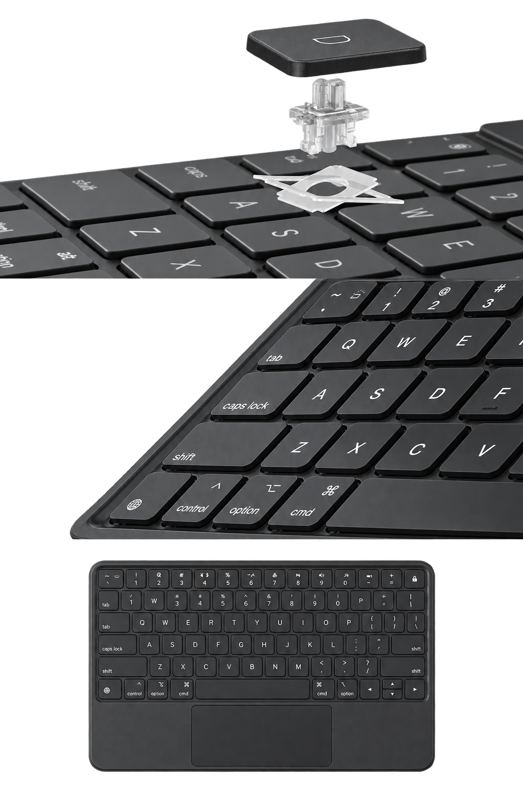 TECLADO Y FUNDA MAGNETICA BRILLIANCE 13" NEGRO - BASEUS