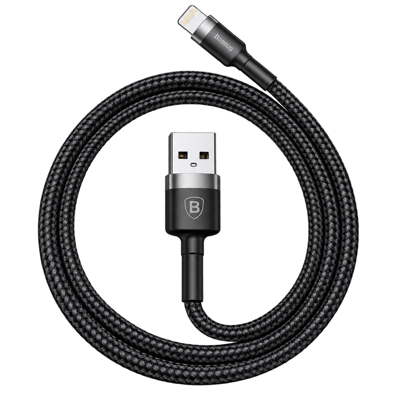 CABLE USB A LIGHTNING 1M BLACK - BASEUS