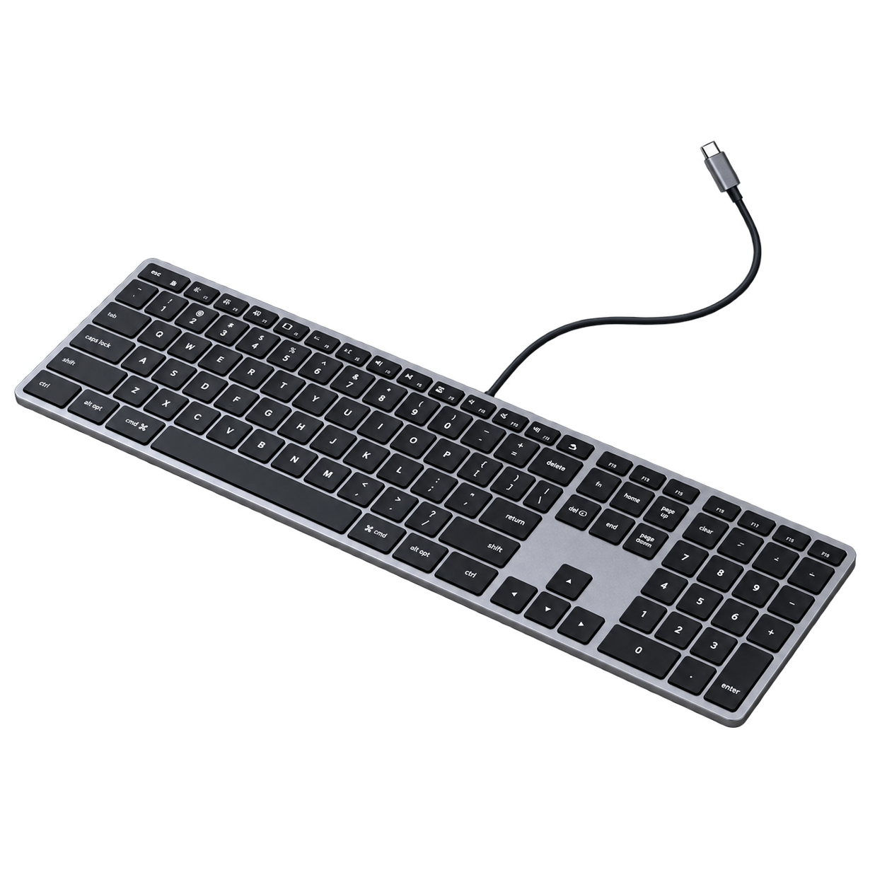 TECLADO SLIM W3 CON CABLE - SATECHI