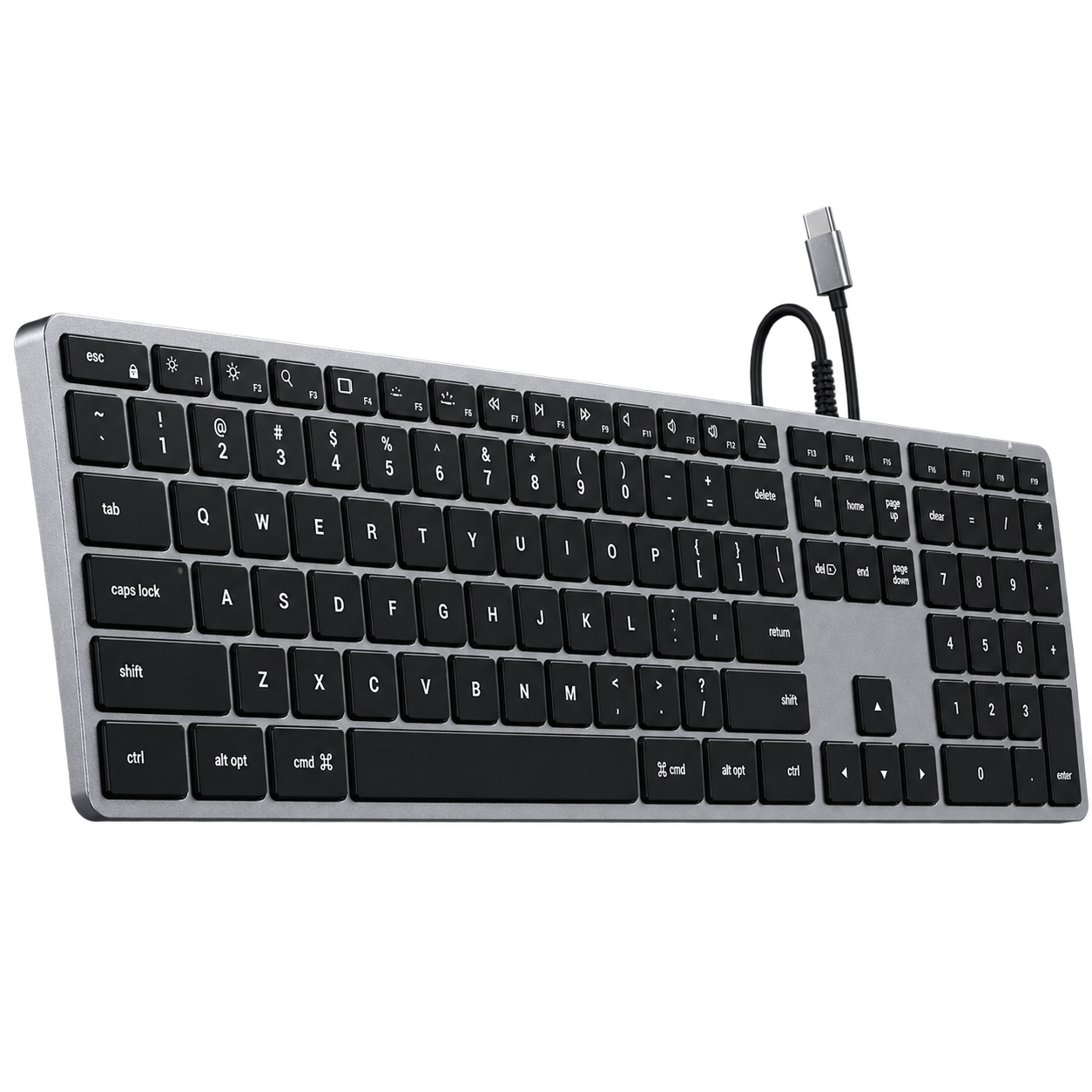 TECLADO SLIM W3 CON CABLE - SATECHI