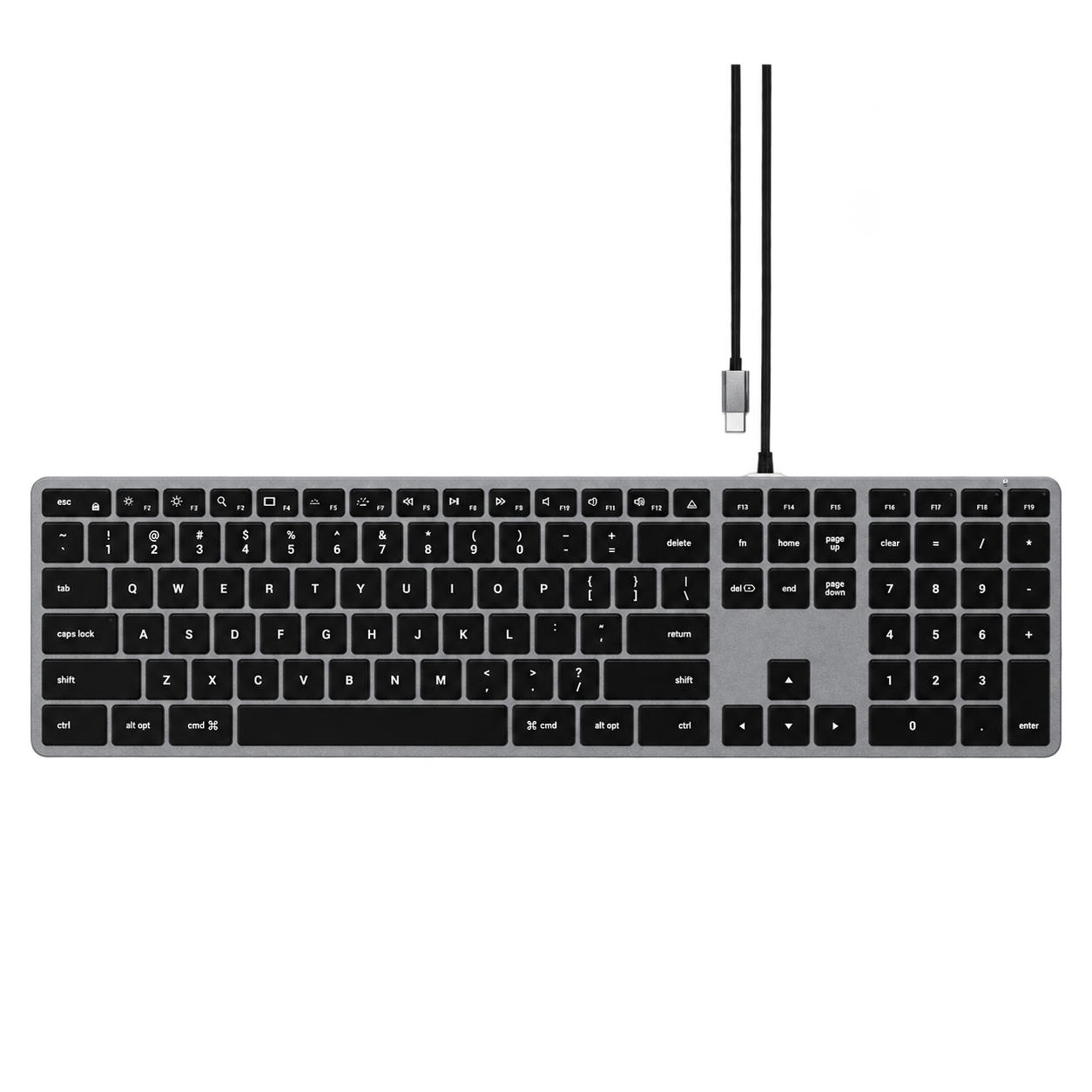 TECLADO ESPAÑOL SLIM W3 CON CABLE - SATECHI