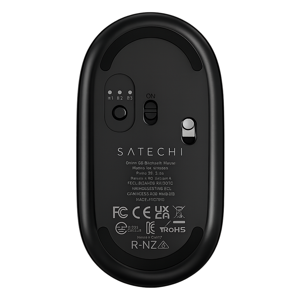 MOUSE ON THE GO INALAMBRICO NEGRO - SATECHI