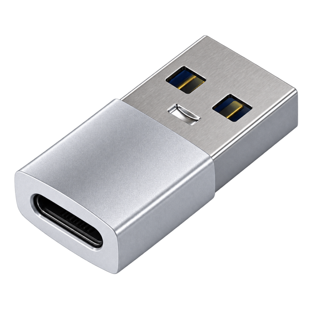 ADAPTADOR C A USB GRIS - SATECHI