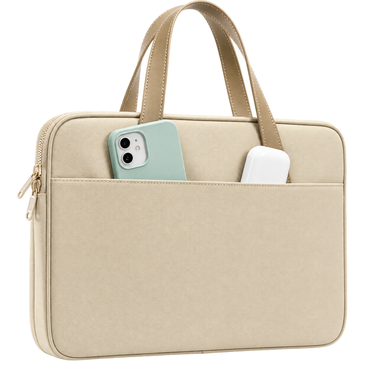 BOLSO A11 PARA LAPTOP E IPAD 14" MARRON - TOMTOC