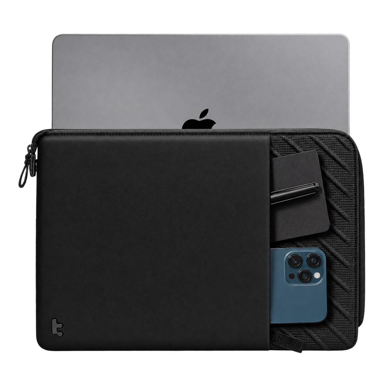 BOLSO VOYAGE A10 PARA LAPTOP E IPAD 16" NEGRO - TOMTOC