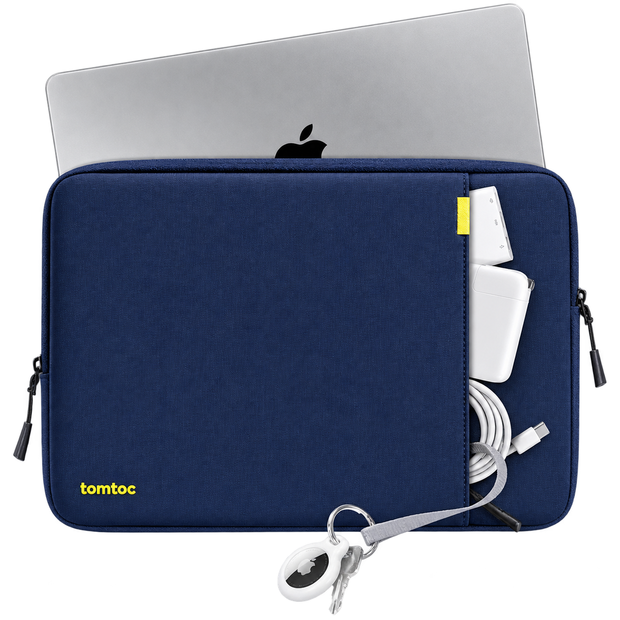 BOLSO A13 PARA LAPTOP E IPAD 13" AZUL NAVAL - TOMTOC