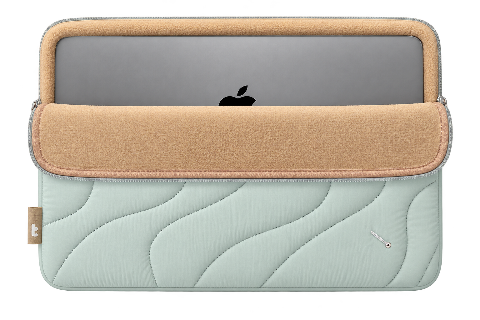 BOLSO A27 PARA LAPTOP E IPAD 13" VERDE CLARO - TOMTOC
