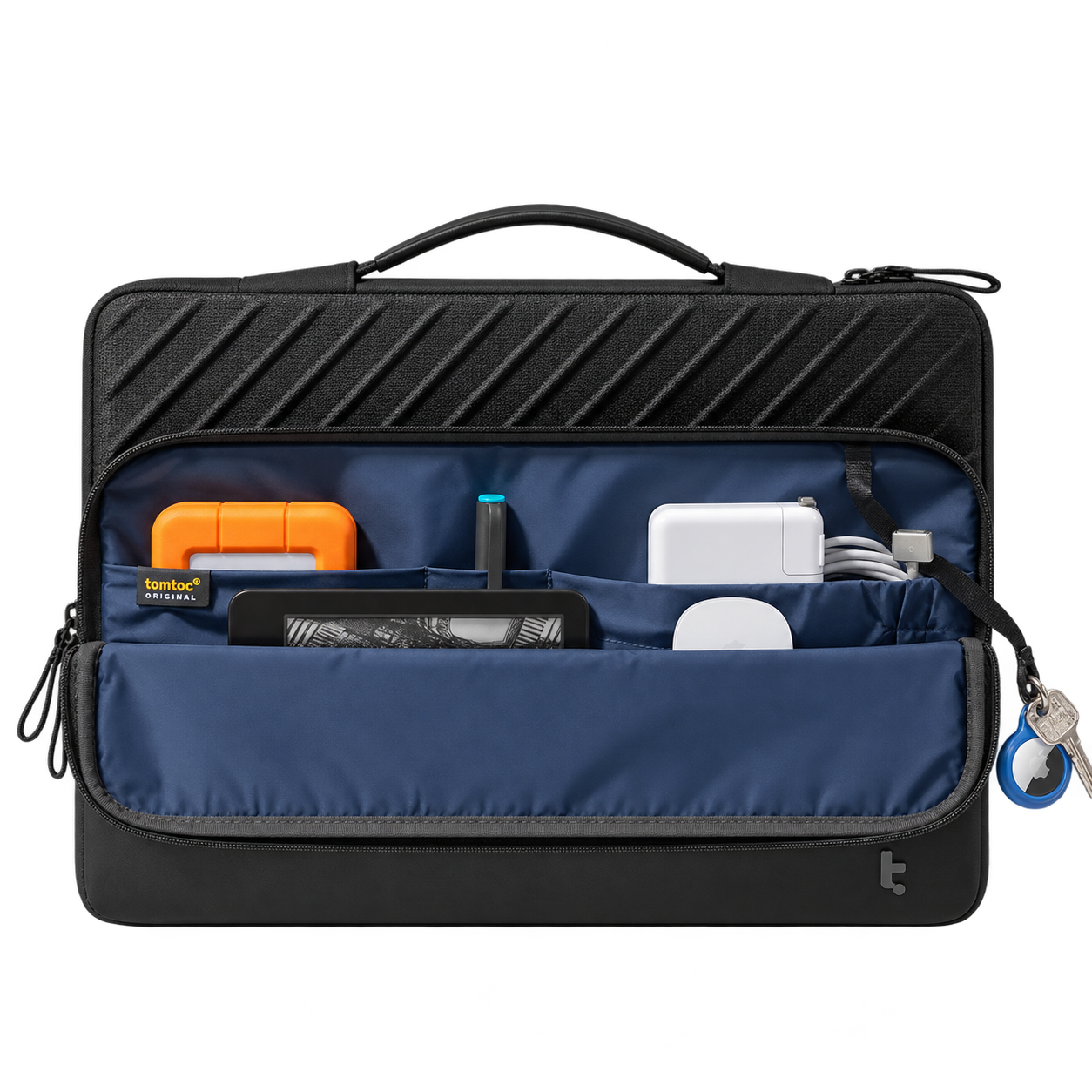 BOLSO VOYAGE A24 PARA MACBOOK AIR/PRO 13" NEGRO - TOMTOC