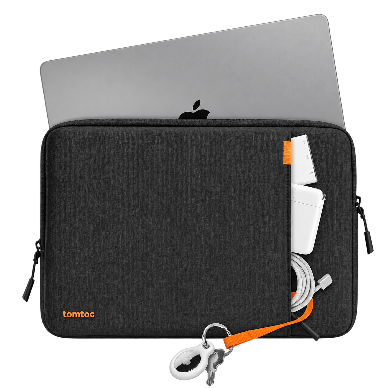 BOLSO DEFENDER A13 PARA MACBOOK 14" NEGRO - TOMTOC