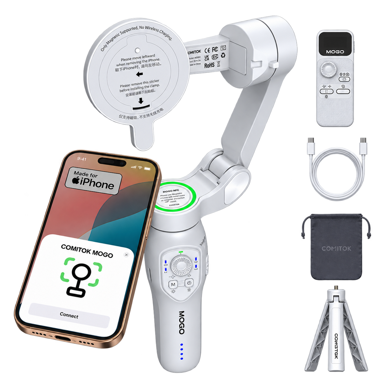 ESTABILIZADOR GIMBAL CON CONTROL- COMITOK