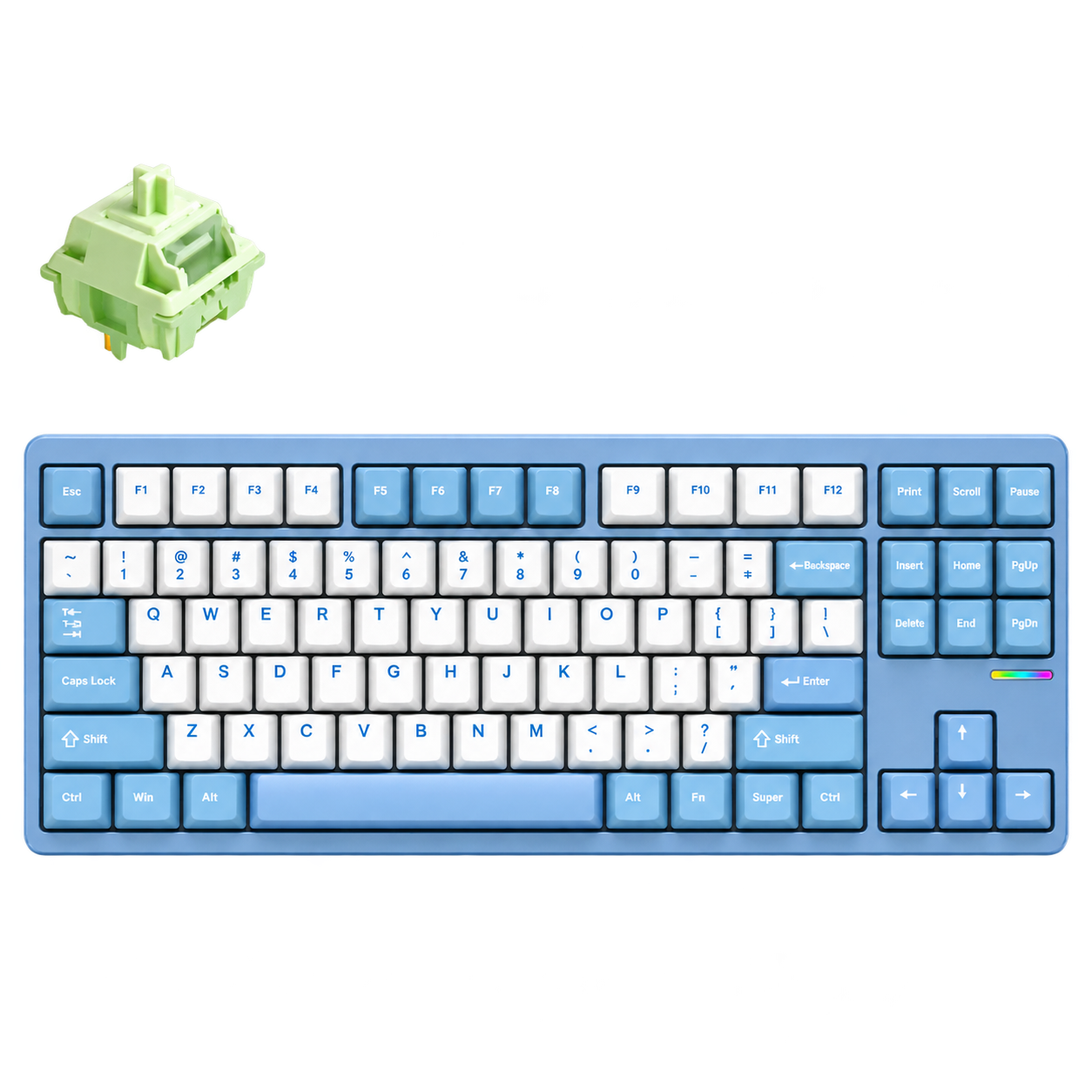 TECLADO MECANICO GX87 80% AZUL - MCHOSE