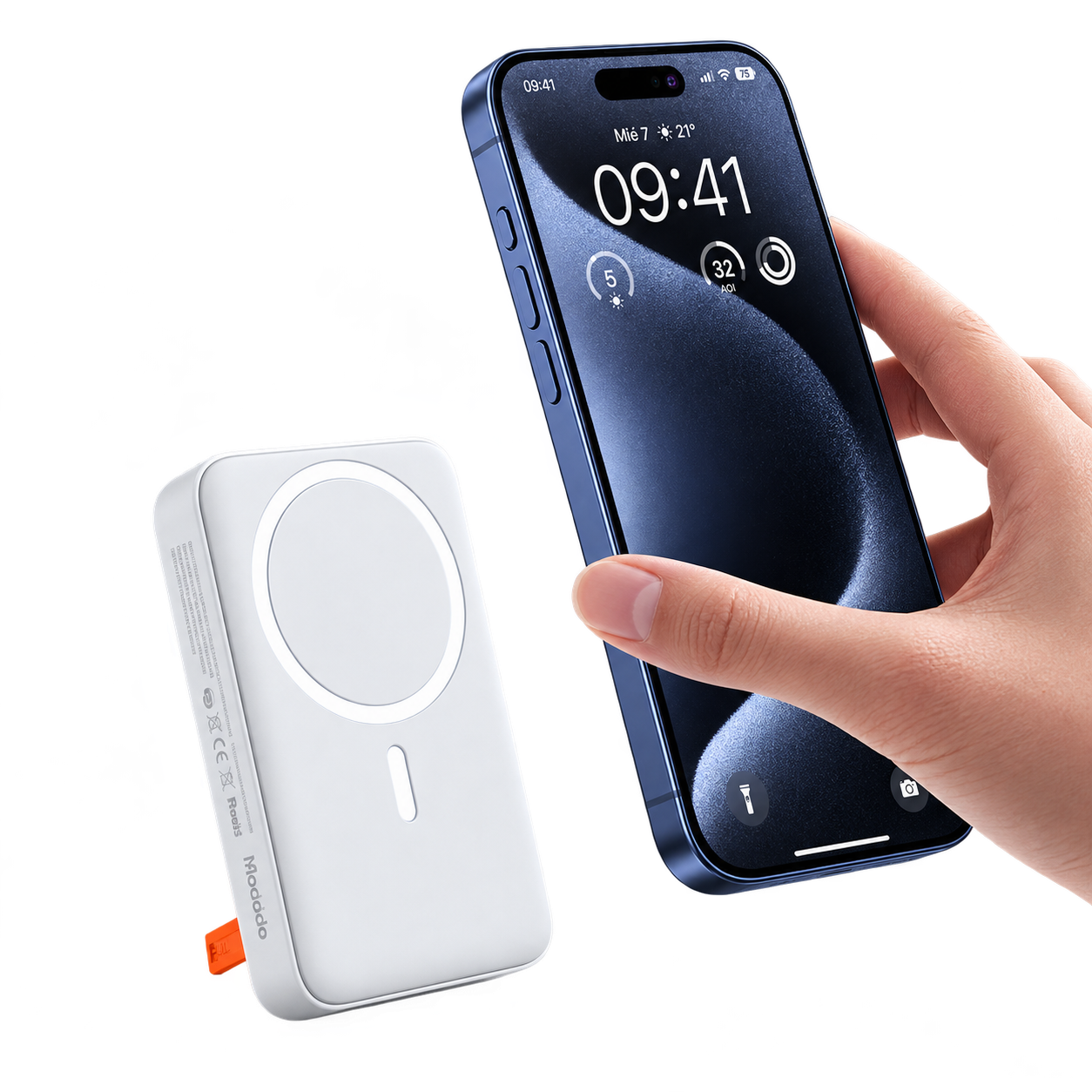 BATTERYPACK 10.000MAH 20W WHITE - MCDODO