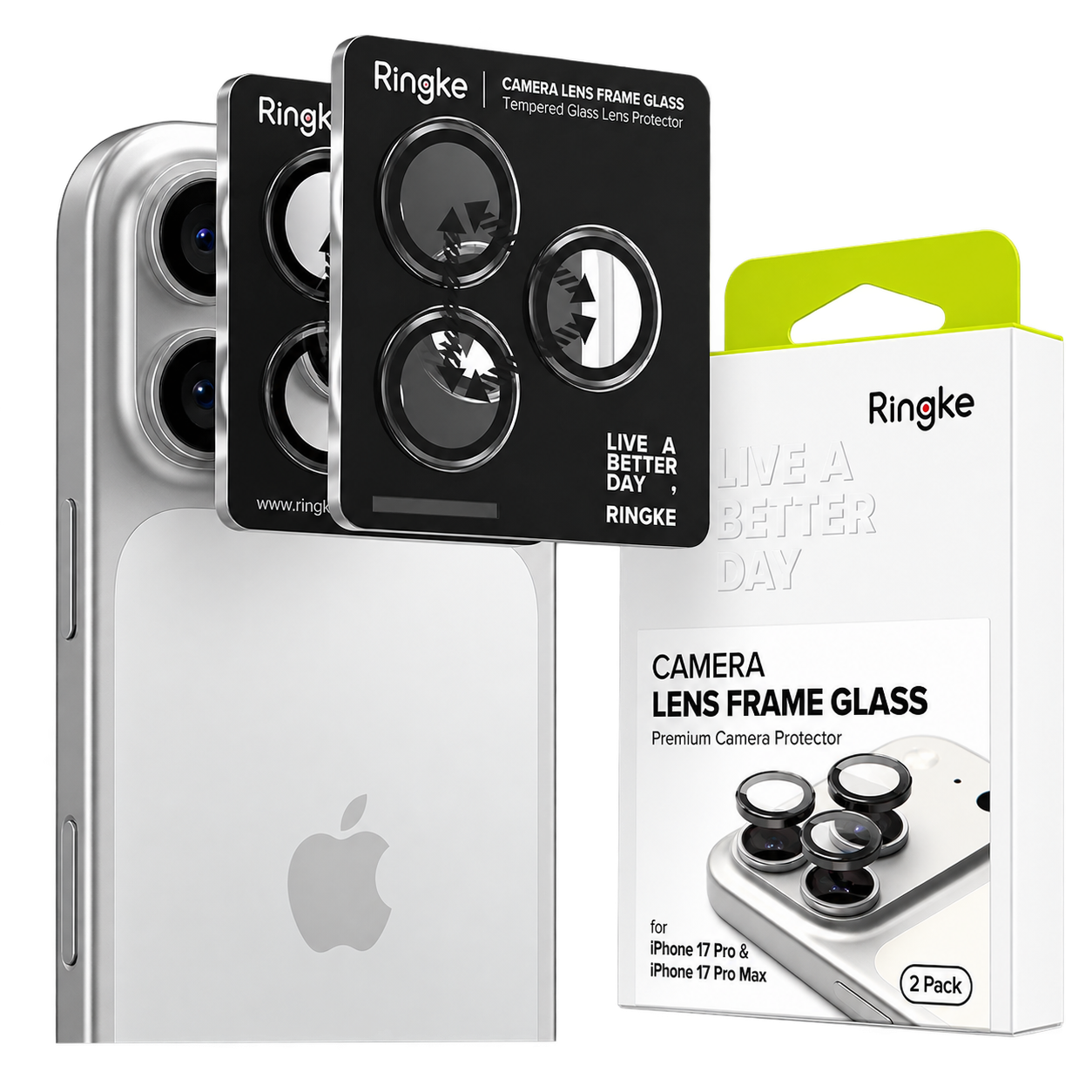 PROTECTOR CAMARA RINGKE FRAME IPHONE 17 PRO/17 PRO MAX (X1U)