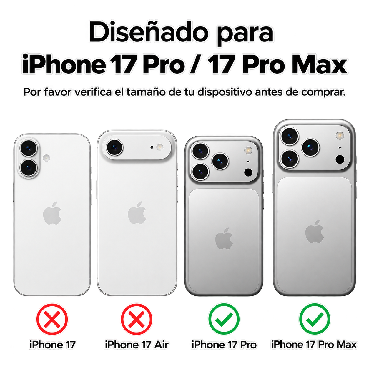 PROTECTOR CAMARA RINGKE FRAME IPHONE 17 PRO/17 PRO MAX (X1U)