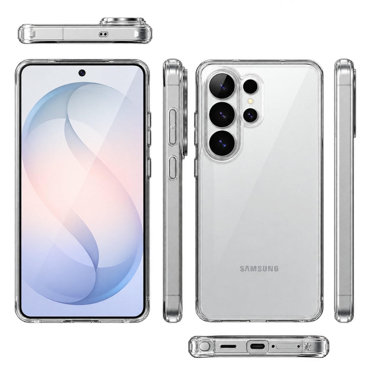 FUNDA RINGKE FUSION S26 ULTRA CLEAR