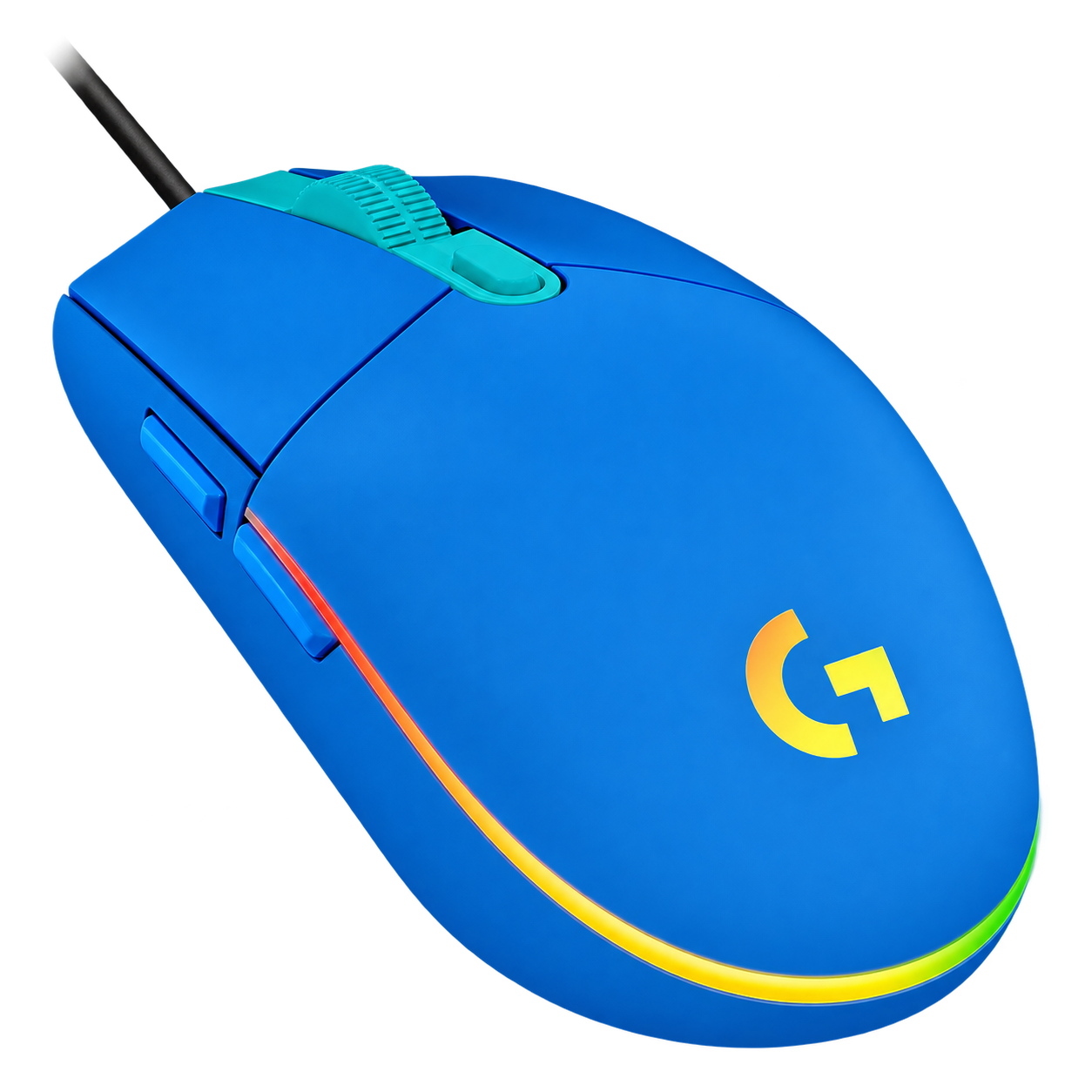 MOUSE LOGITECH CON CABLE G203 - AZUL