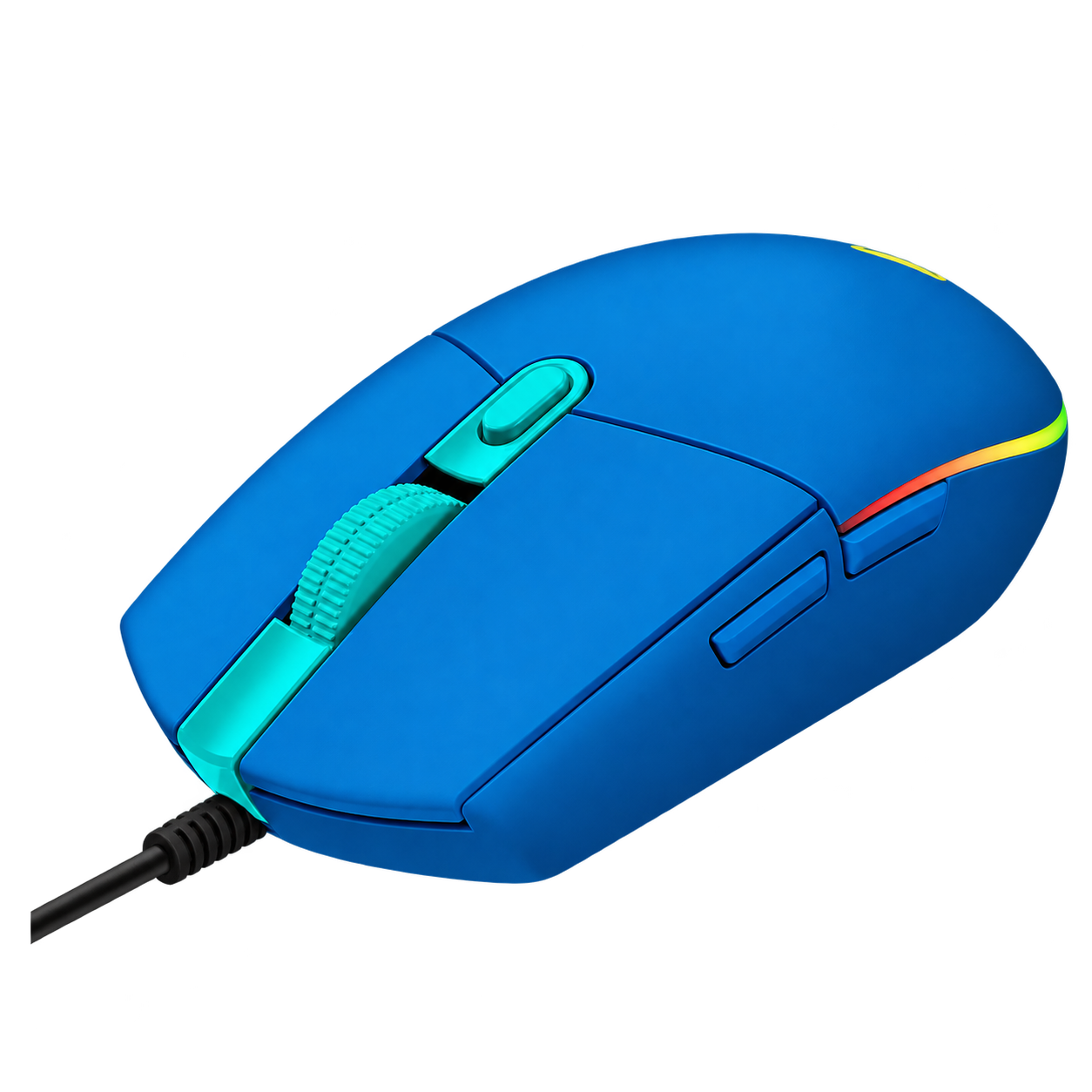 MOUSE LOGITECH CON CABLE G203 - AZUL