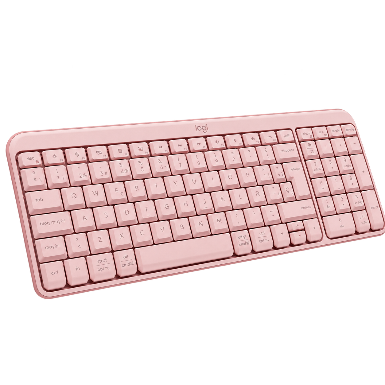 TECLADO LOGITECH INALAMBRICO K250 ROSA