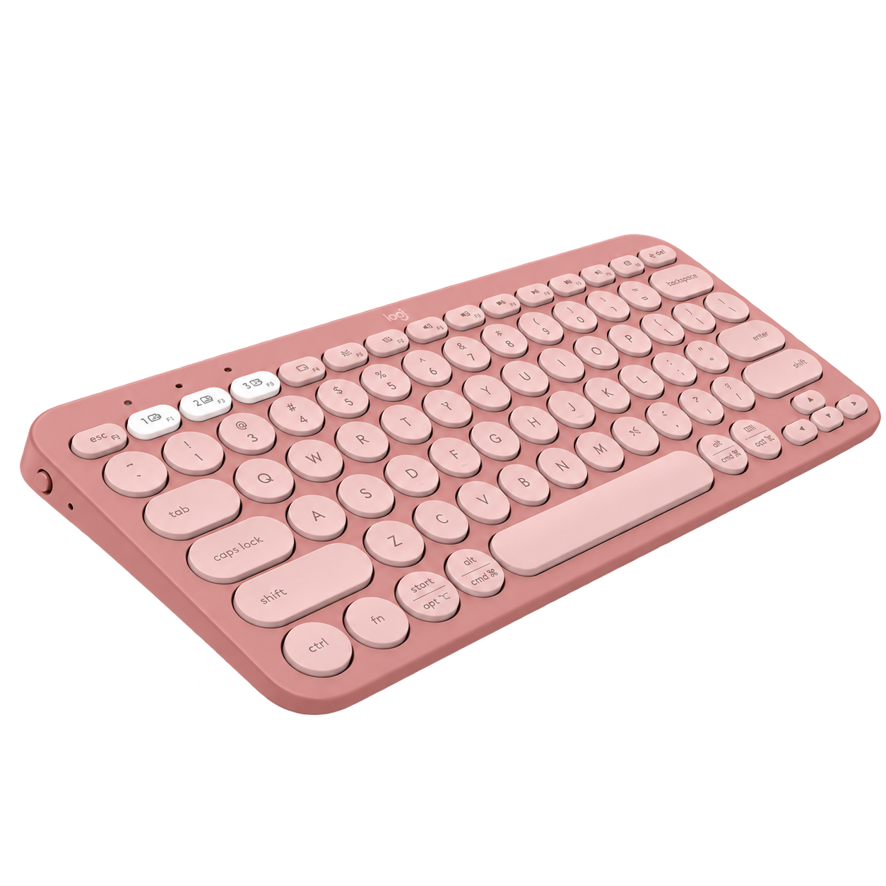 TECLADO LOGITECH BLUETOOTH K380S PEBBLE KEYS 2 - ROSA
