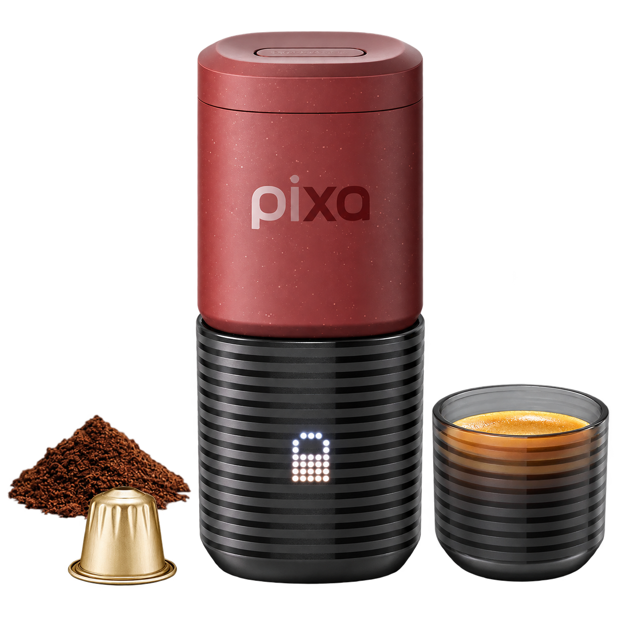 Cafetera portátil eléctrica Wacaco - Roja