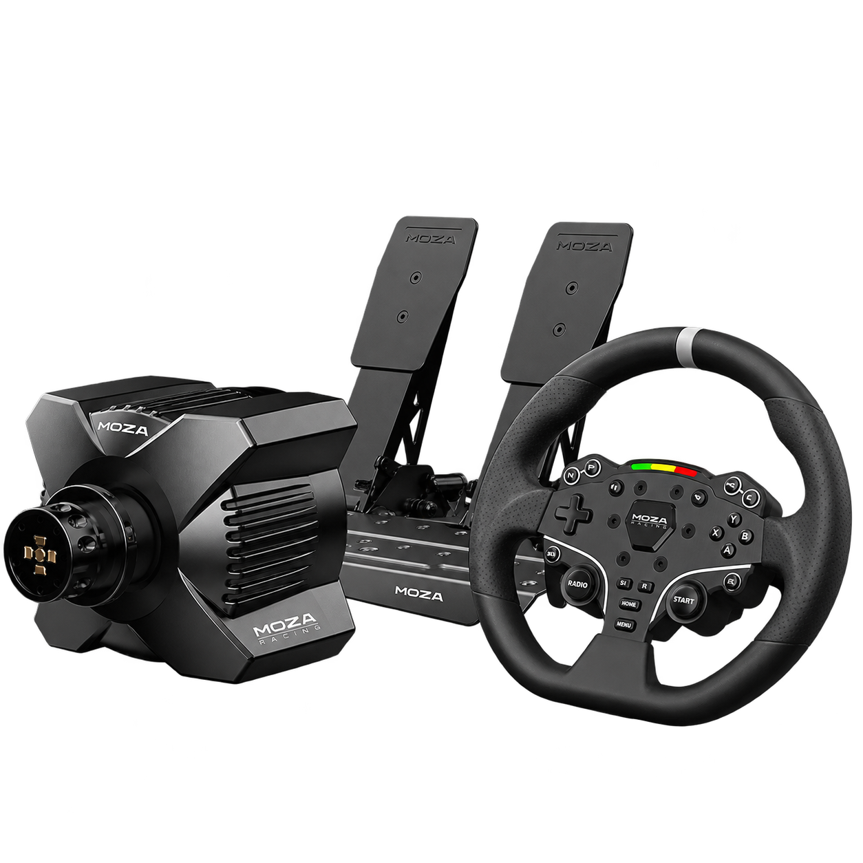 Kit Moza R3 Volante y Pedalera
